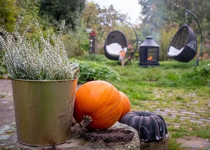 펜션 Enjoy Cozy Tree House Hills Forest Gardens Beautiful Views Sauna Hotbath Jablonné v Podještědí