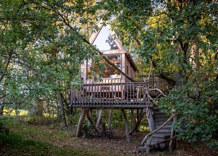 Enjoy Cozy Tree House Hills Forest Gardens Beautiful Views Sauna Hotbath * Jablonné v Podještědí
